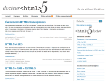 Tablet Screenshot of docteurhtml5.com